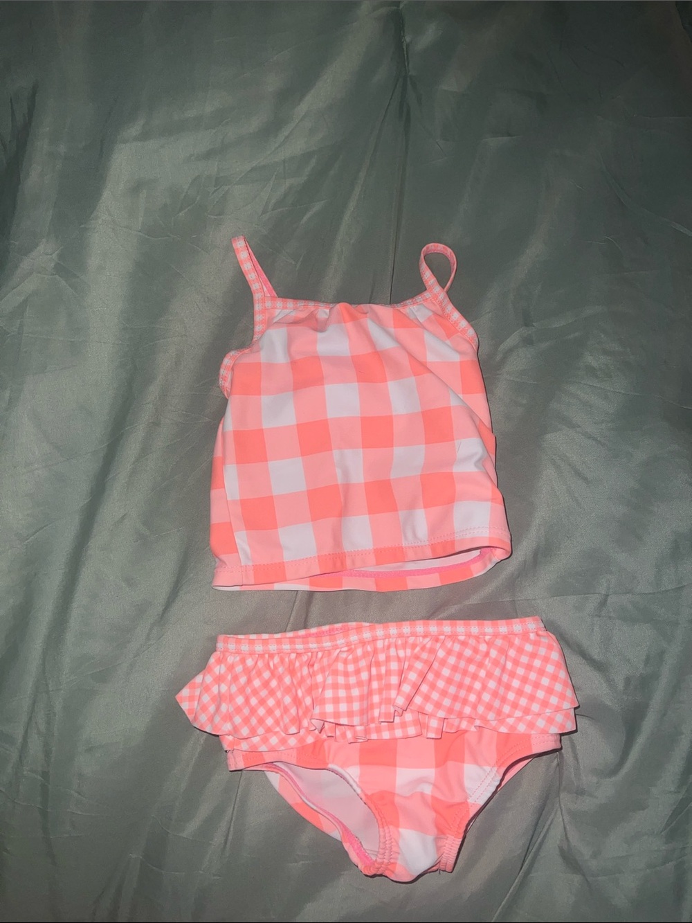 Carter’s CoralGingham Tankini Set - Baby Girls 9 months